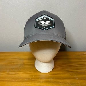 Ping Golf Trucker Hat. Gray.